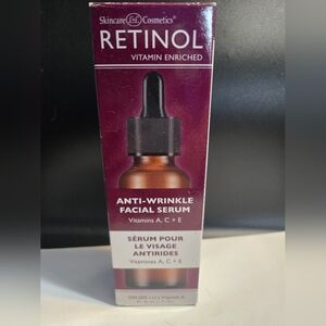 Retinol Anti-Wrinkle Facial Serum - Purple and Brown